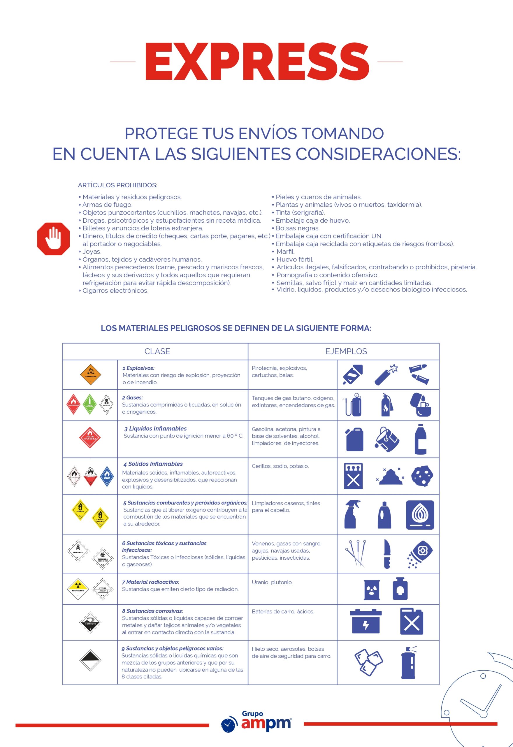 articulos prohibidos ampm